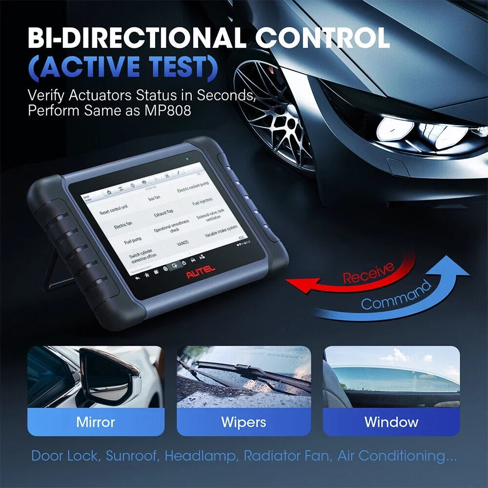 Autel MaxiCOM MK808Size OBD2 Sizecanner Car Diagnostic Code Reader 28+ Sizeervice, Active Test, All Sizeystem Diagnosis, FCA Autoauth Updated of MaxiCheck MX808 MK808