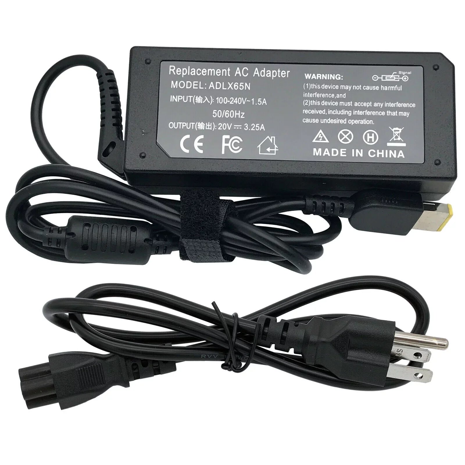 65W AC Adapter Charger For Lenovo Ideapad G40-30 G40-45 G50-30 G50-45 3.25A 20V