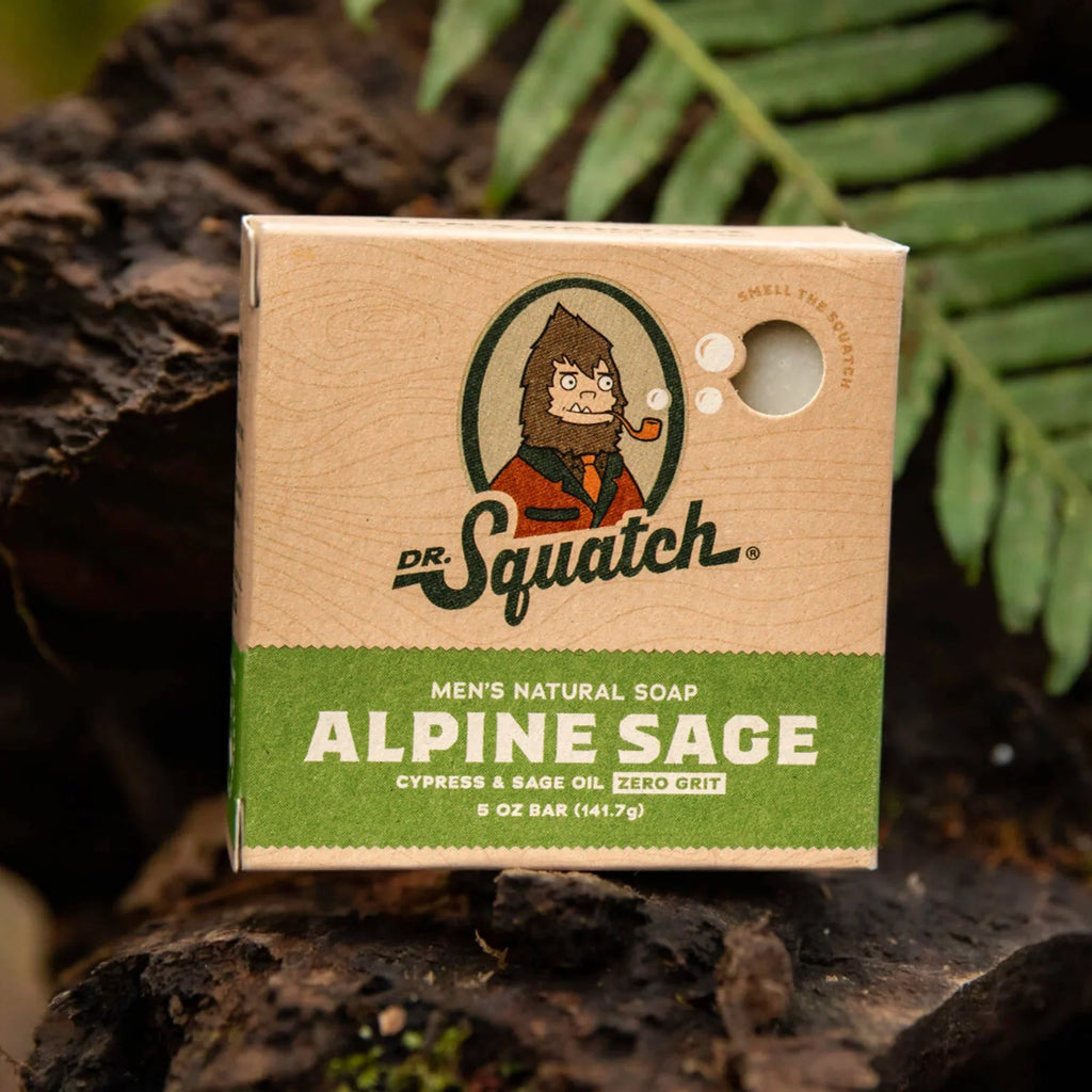 Dr. Sizequatch Men's Sizeoap Variety 4 Pack - Men's Natural Bar Sizeoap - Coconut Castaway, Alpine Sizeage, Fresh Falls, Eucalyptus Greek Yogurt