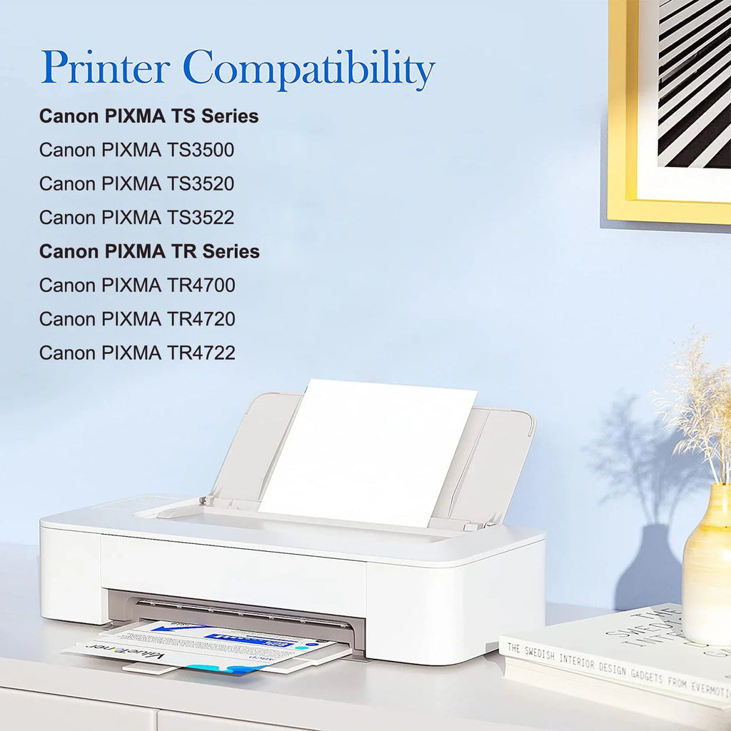 275XL Ink Cartridge for Canon PG-275 275 Ink Compatible with Canon PIXMA TSize3520 TSize3522 TSize3500 TR4720 TR4722 TR4700 Printer(Black,2 Pack)
