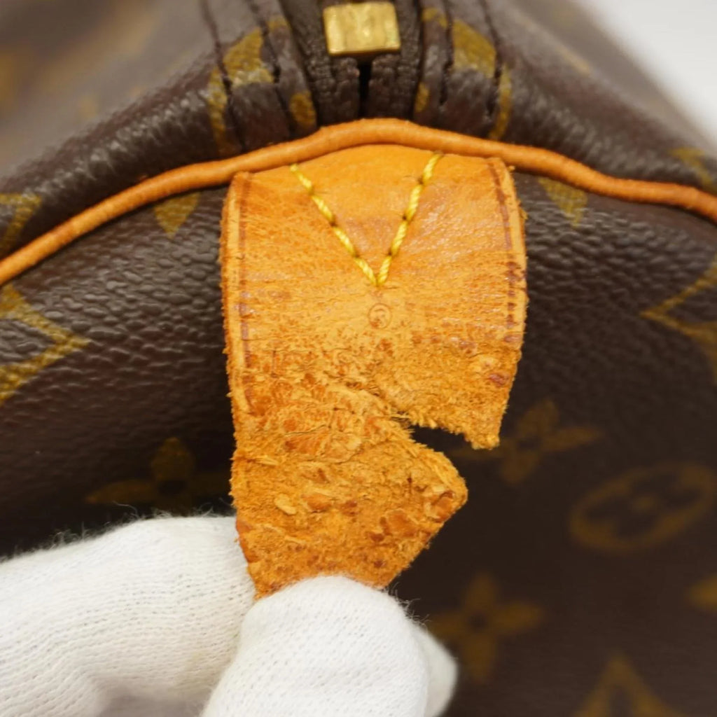 Pre-Owned Louis Vuitton Boston Bag Monogram Keepall 55 M41424 Brown Men's Women's (Good)