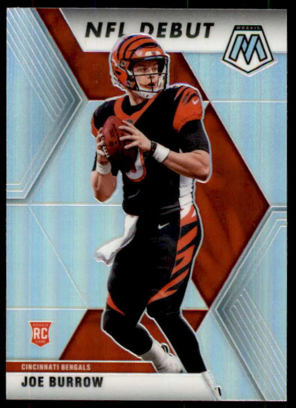 Joe Burrow DEB Card 2020 Panini Mosaic #261