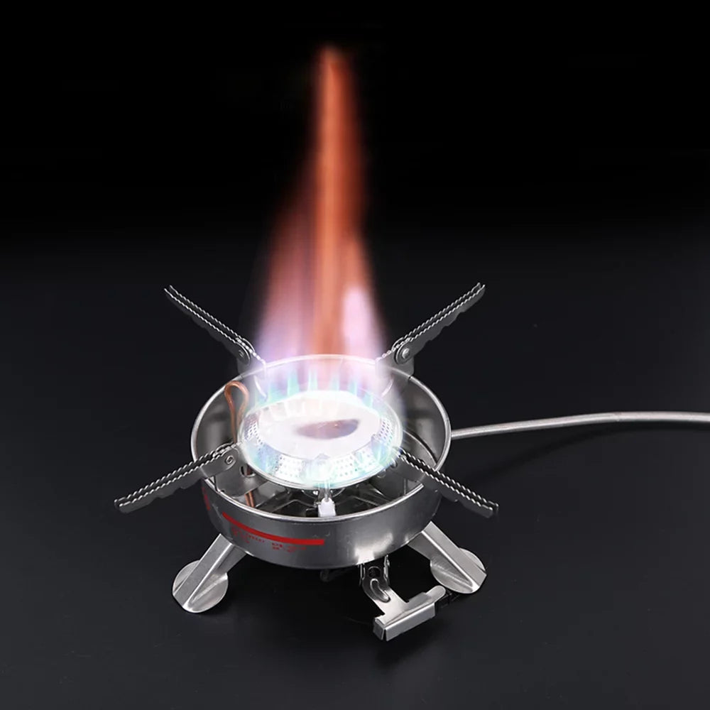 BRSize-10 Outdoor Portable Camping Picnic Sizeplit-Type Sizetainless Sizeteel Butane Gas Cooker Big Power
