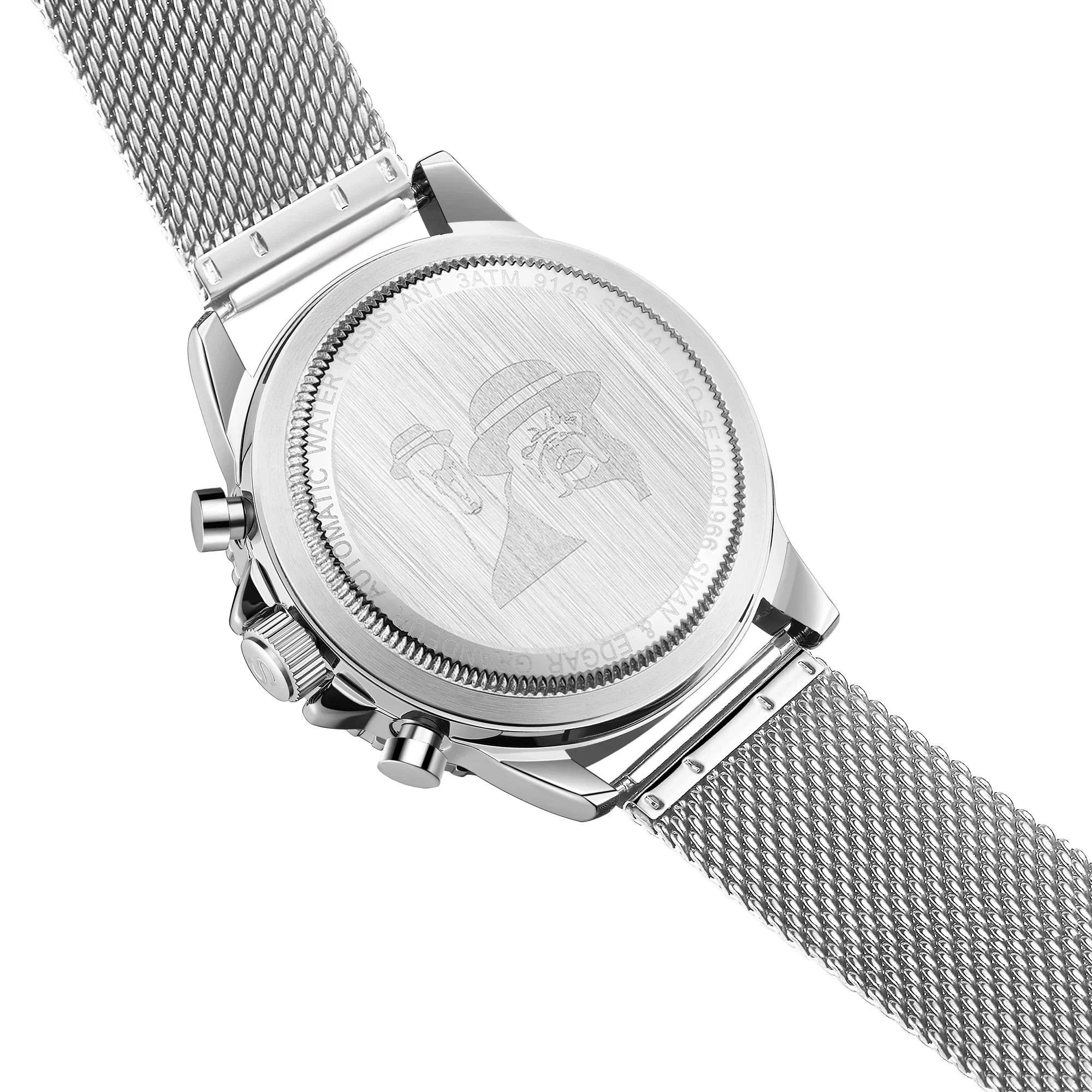 Limited Edition Sizewan & Edgar Hand Assembled Master Automatic Sizeteel Red