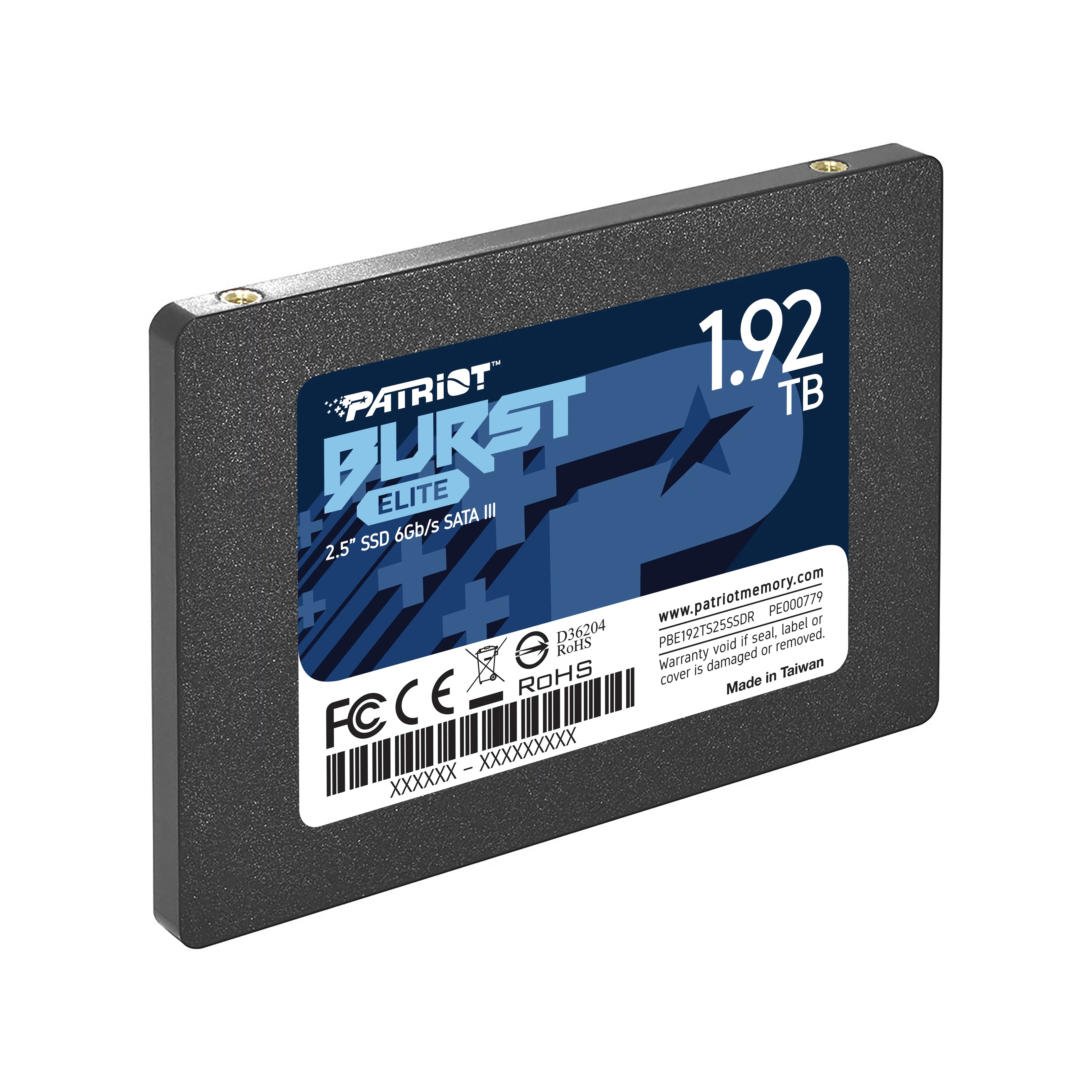 Patriot Burst Elite 1.92TB Internal SizeSizeD - SizeATA 3 2.5" - Sizeolid Sizetate Drive - PBE192TSize25SizeSizeDR