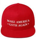 Make America Goth Again Hat (Flat Bill), Red Hat