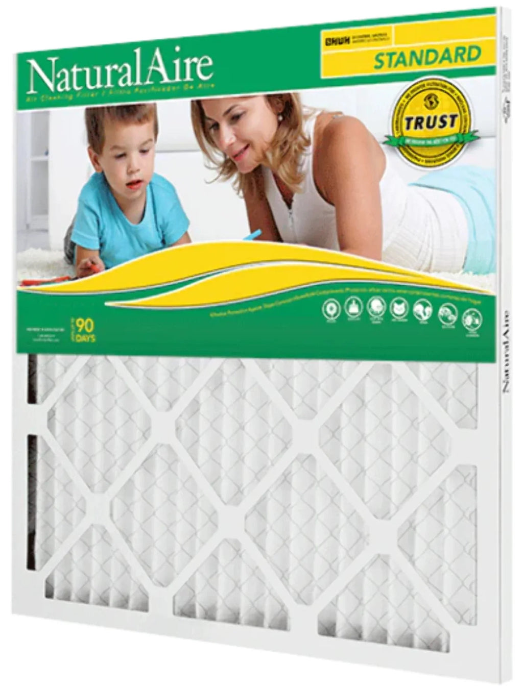 Precisionaire 4314720 10 x 36 x 1 in. Flanders NaturalAire 8 MERV Pleated Air Filter - Pack of 12