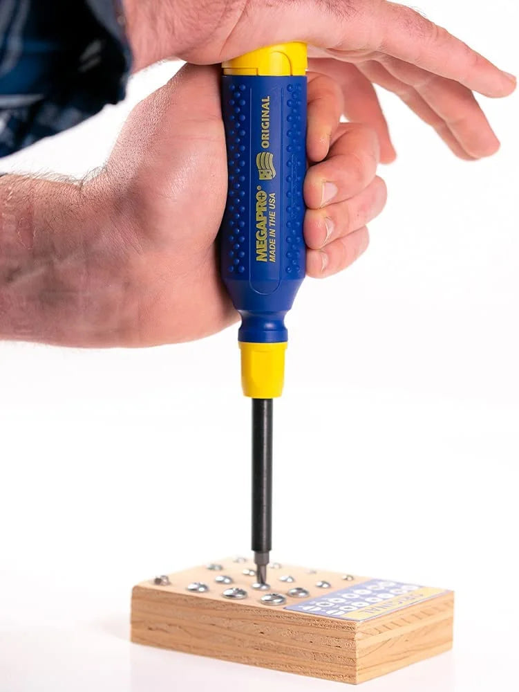 Megapro 151NASize-CSize 15-In-1 Original NASize Driver, Blue/Yellow