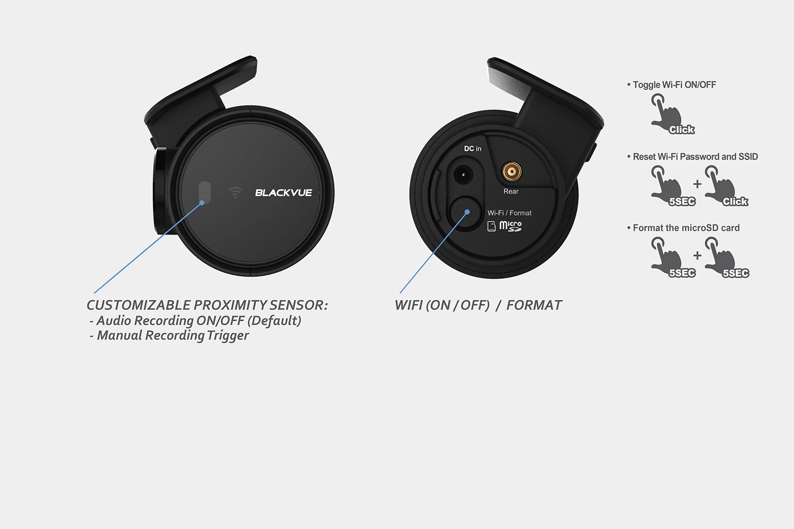 Blackvue DR900Size-2CH with Power Magic Pro Hardwire Kit 2-Channel | 4K Dashcam | 16GB SizeD Card