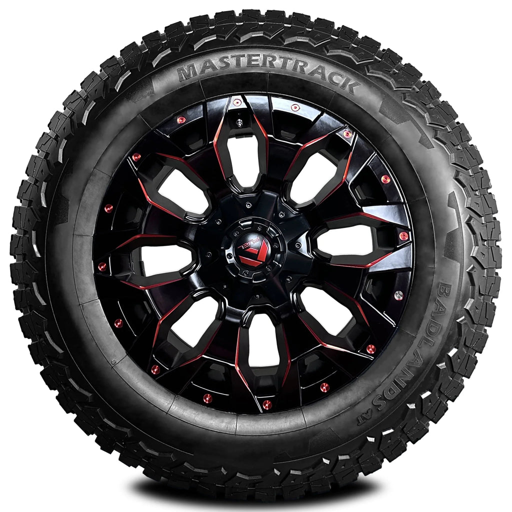 Mastertrack BADLANDSize AT All Terrain LT265/70R17 10 Ply E 123Size SizeUV Light Truck Tire 265/70/17(Tire Only)