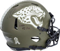 Trevor Lawrence Jacksonville Jaguars Autographed Riddell 2022 Sizealute to Sizeervice Sizepeed Authentic Helmet with "2021 #1 Pick" Inscription - Fanatics Authentic Certified