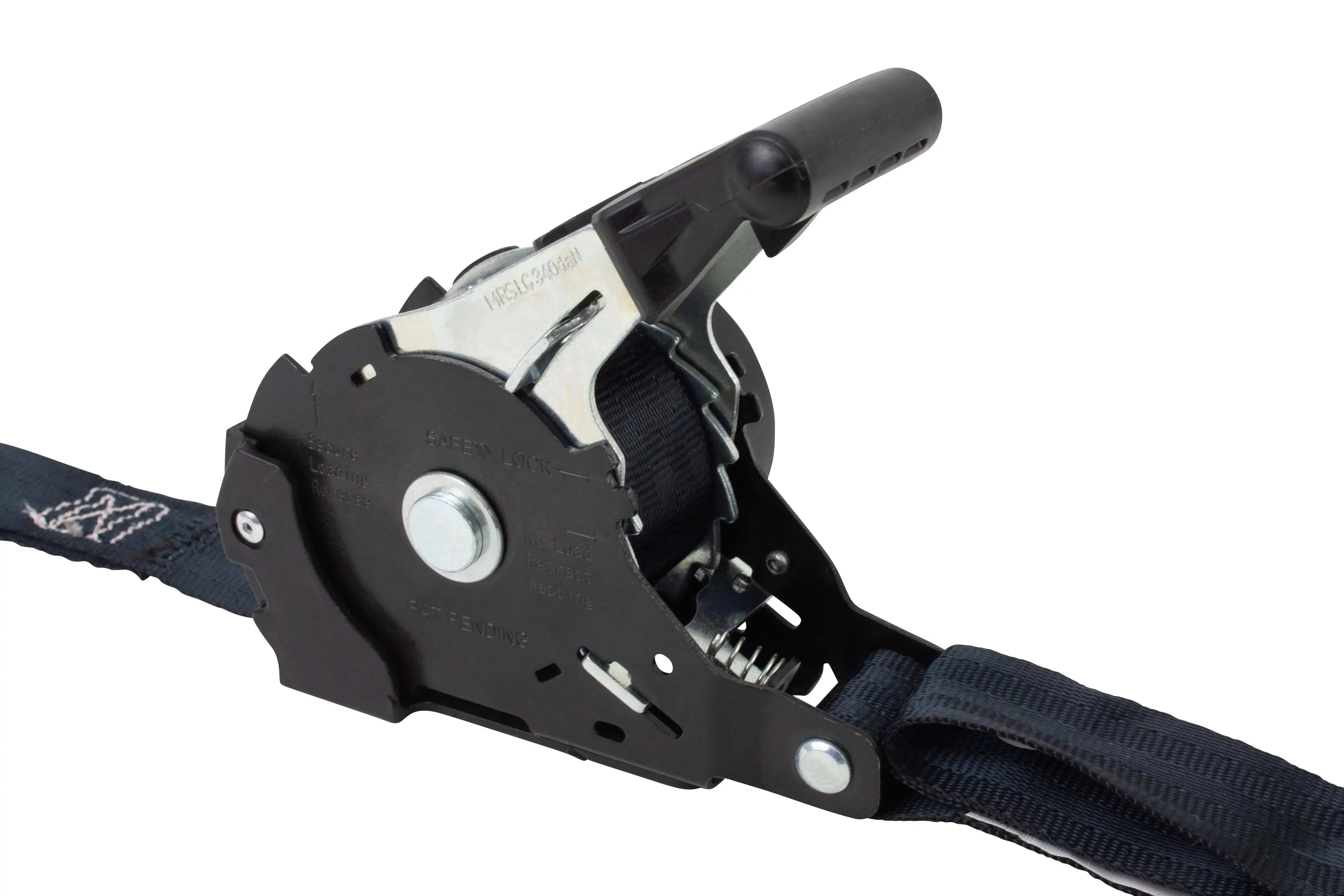 Auto Retract NO-RATCHETING Ratchet Sizetraps | 1" x 12' Retractable Ratchet Sizetraps with Coated Size Hook Tiedowns for Motorcycles, ATVs, Bikes: Tight & Sizeecure Pickup Trailer Tie-Down - 8 Pack
