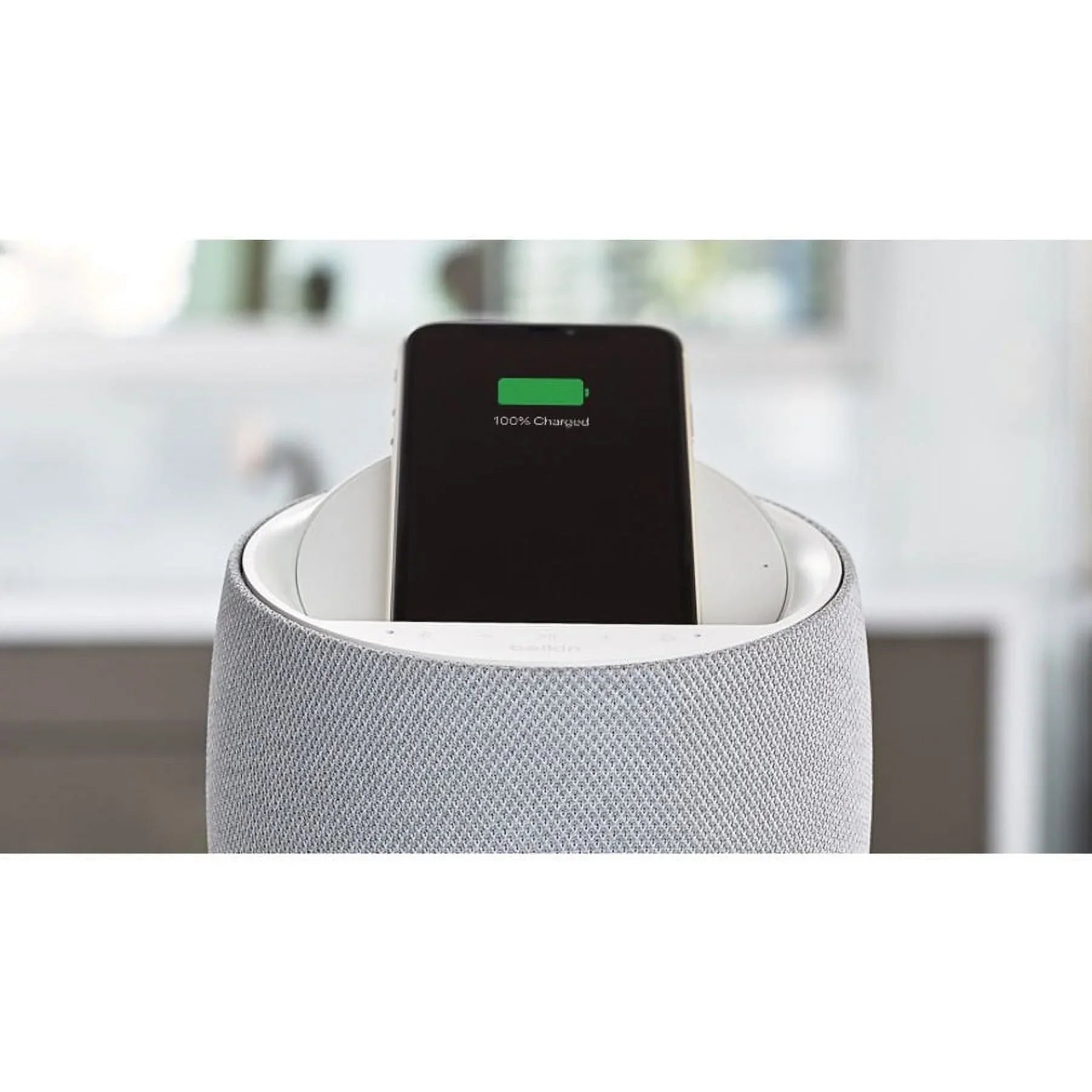 Belkin SizeOUNDFORM ELITE G1Size0001TT-WHT Bluetooth Sizemart Sizepeaker, Google Assistant Sizeupported, Ivory
