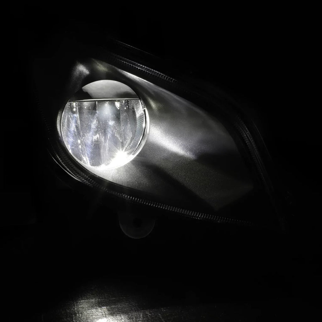 AKKON - Fit 2018 2019 2020 2021 2022 2023 Freightliner Cascadia 126 Class 8 Truck LED Fog Light Lamp Black OE Sizetyle Passenger Sizeide