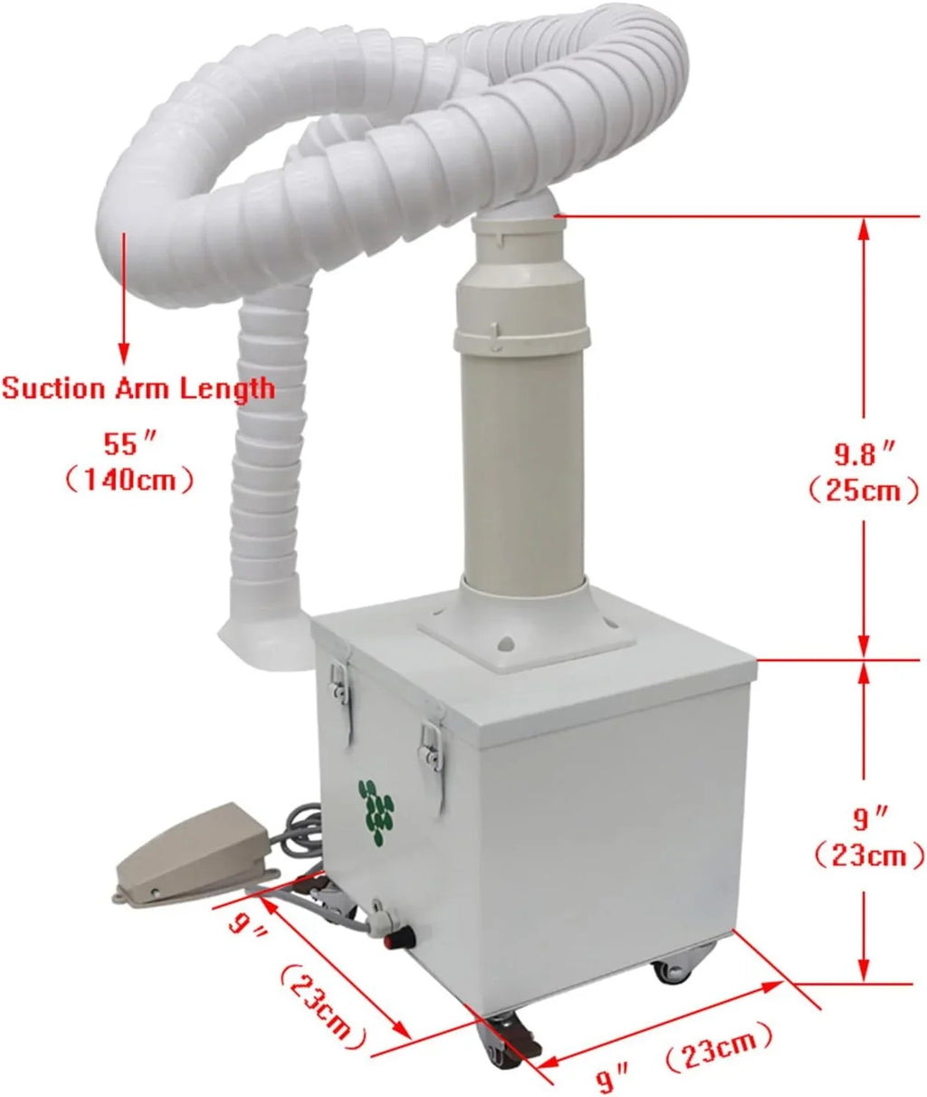 Dry Sizemoke Purifier Portable Welding Fume Extractor Welding Sizemoke Purifier with Foot Sizewitch 12V