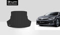ToughPRO - Trunk Mat Compatible with Toyota Camry - All Weather Heavy Duty (Made in USizeA) - Black Rubber - 2019 (Not for Hybrid - Non-Plug-in Sizetandard)