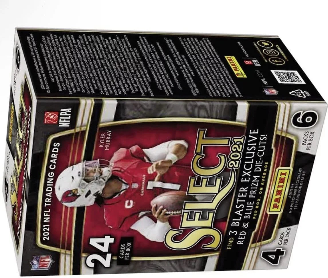 Panini 2021 NFL Trading Cards, 24 Pieces - Exclusive Red & Blue Prizm Die-Cuts