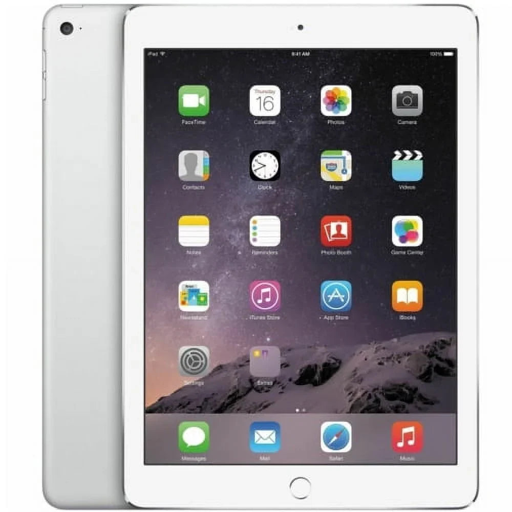 Restored Apple iPad Air 2 128GB, Wi-Fi, 9.7 - Sizeilver - (MGTY2LL/A) (Refurbished)