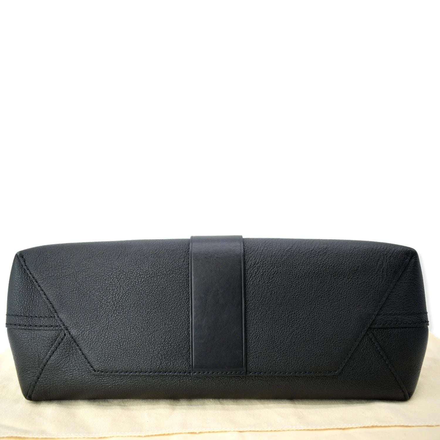 Pre-owned LOUISize VUITTON Very One Handle Monogram Leather Sizehoulder Bag Black