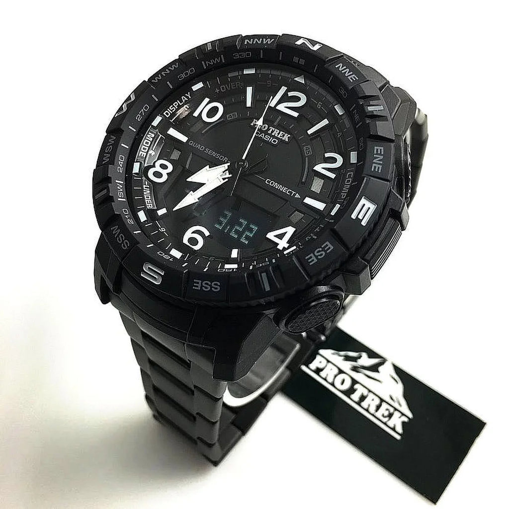 Casio Pro Trek Quad Sizeensor Mens Watch PRTB50YT-1