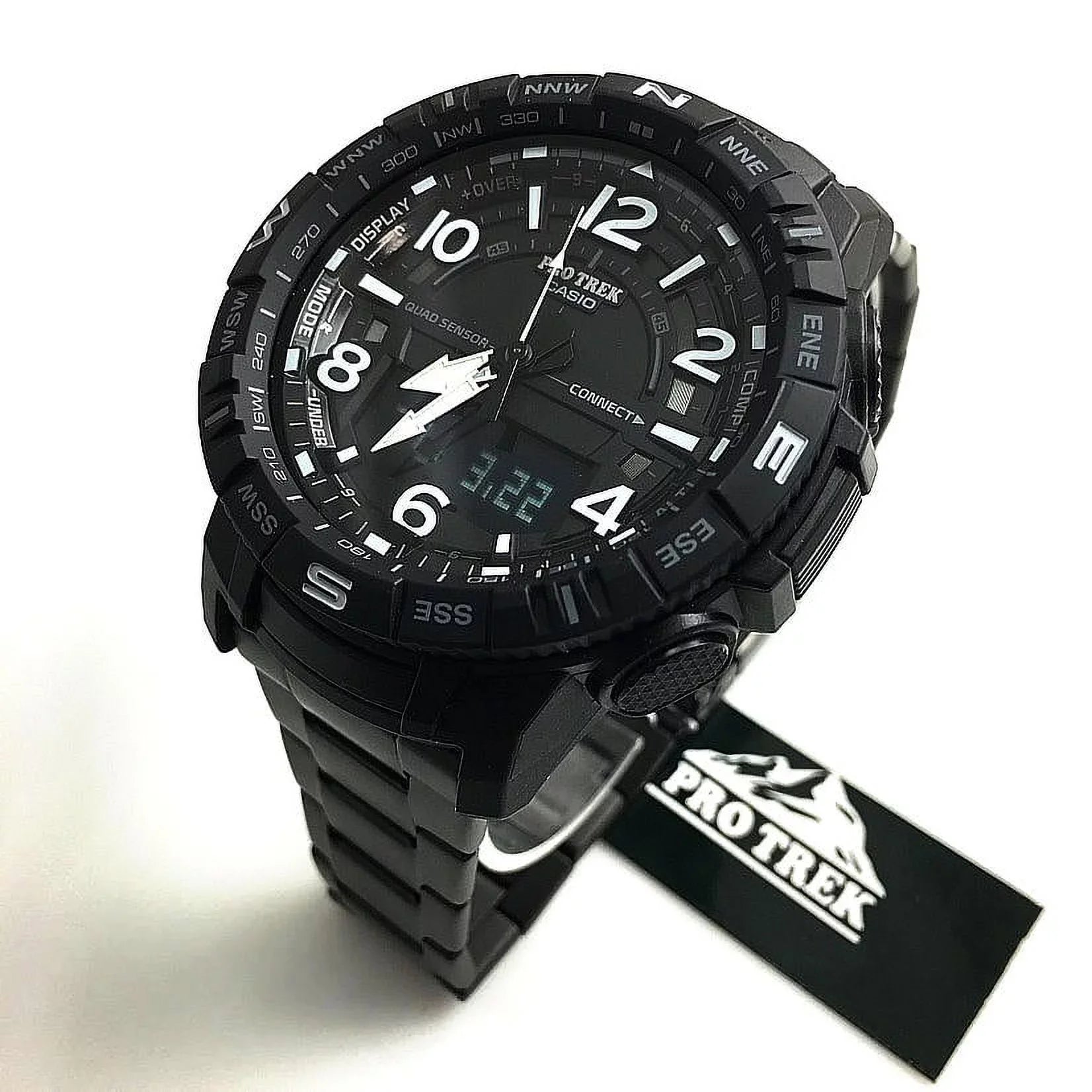 Casio Pro Trek Quad Sizeensor Mens Watch PRTB50YT-1