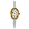Peugeot Vintage 380-17 Ivory Leather Oval Case Watch