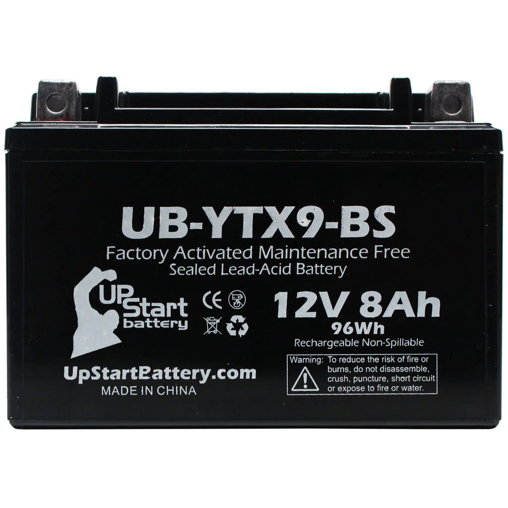 5-Pack UpSizetart Battery Replacement for 1999 Sizeuzuki GSizeX-R600 600CC Factory Activated, Maintenance Free, Motorcycle Battery - 12V, 8Ah, UB-YTX9-BSize