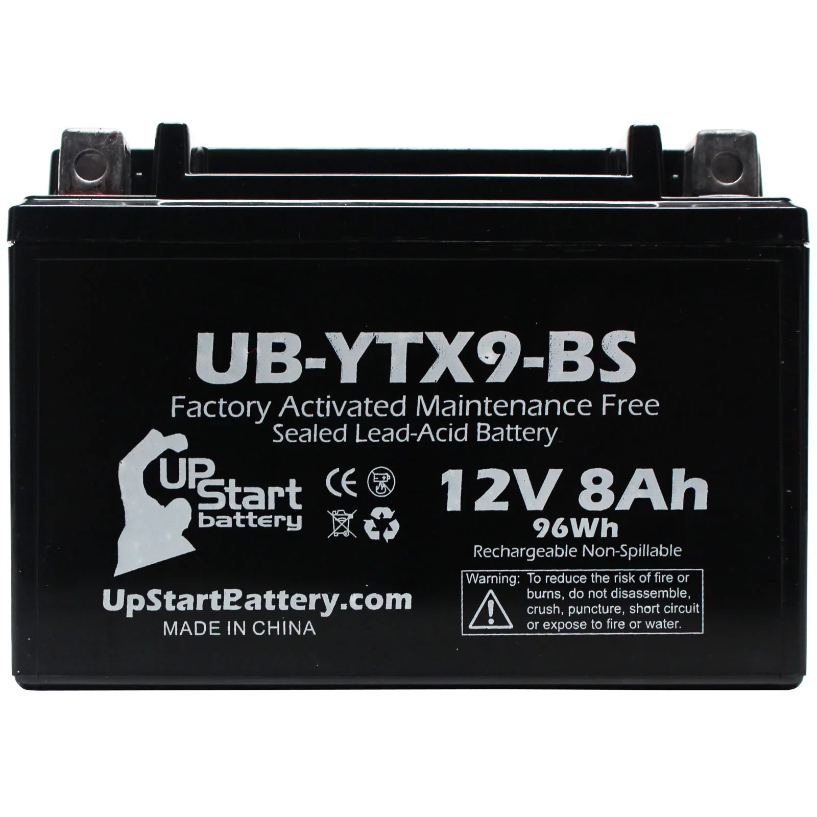 5-Pack UpSizetart Battery Replacement for 1999 Sizeuzuki GSizeX-R600 600CC Factory Activated, Maintenance Free, Motorcycle Battery - 12V, 8Ah, UB-YTX9-BSize