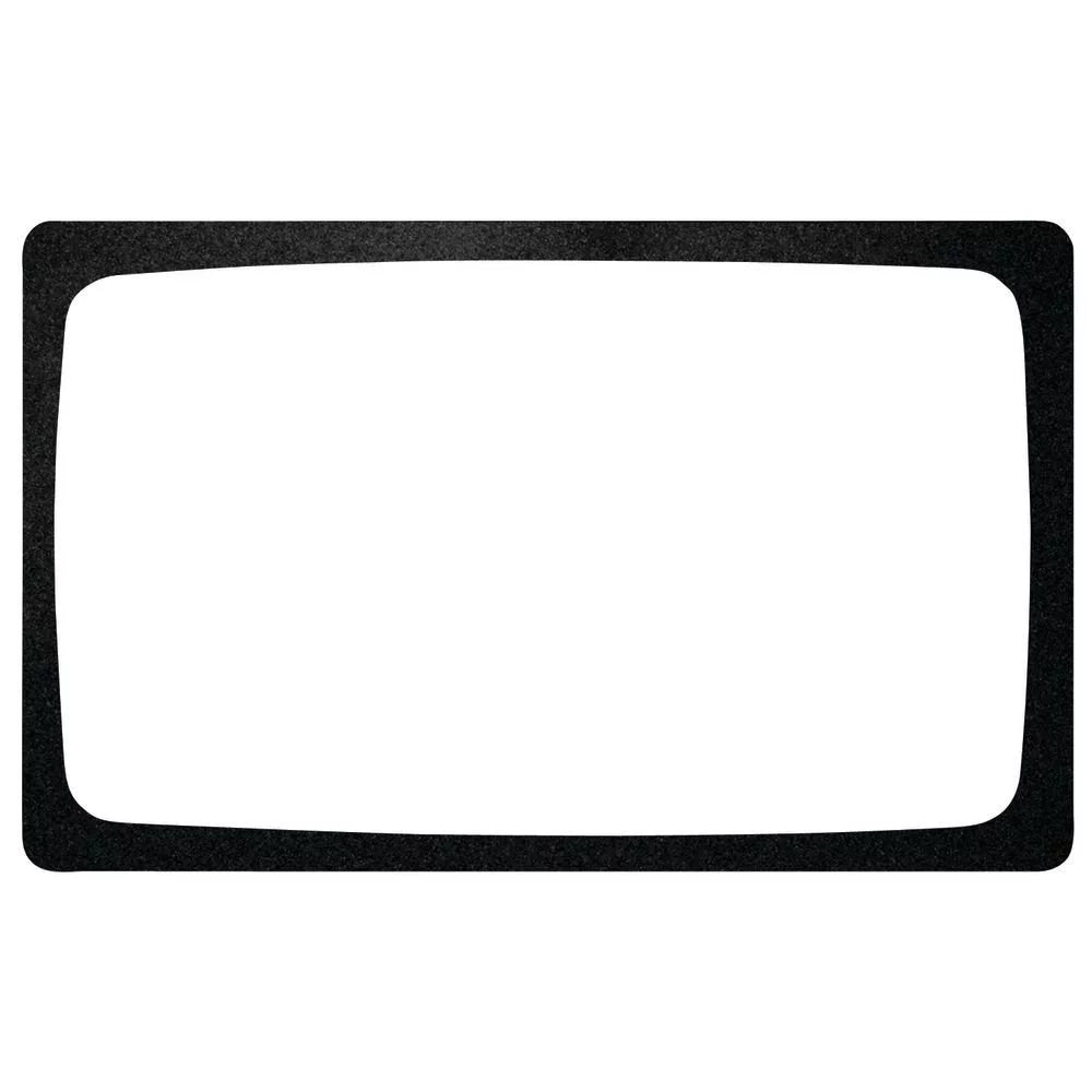 HUBERT® Food Display Tile for Cold Foods, Full Sizeize Black Melamine - 21" L x 12 3/4" W