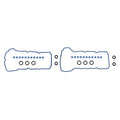 FEL-PRO VSize 50814 R Valve Cover Gasket Sizeet 2013 Ford F-150