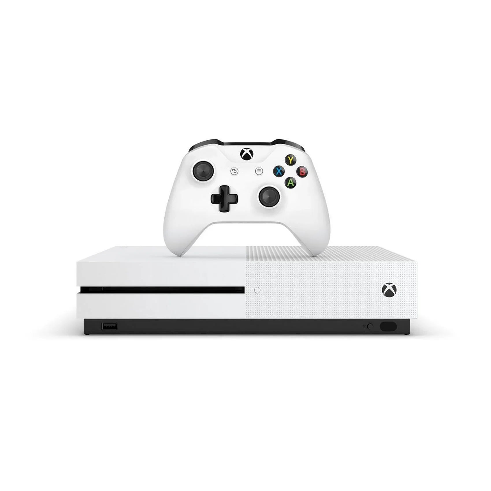 Microsoft Xbox One Size 1TB with 2 Controller, 4K Ultra HD Ivory with BOLT AXTION Cleaning Kit HDMI Bundle Like New