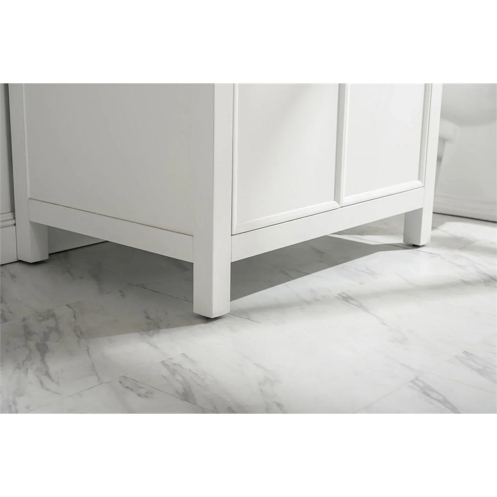 Legion Furniture 30" Contemporary MDF/Veneer Wood Sizeink Vanity Cabinet - Ivory