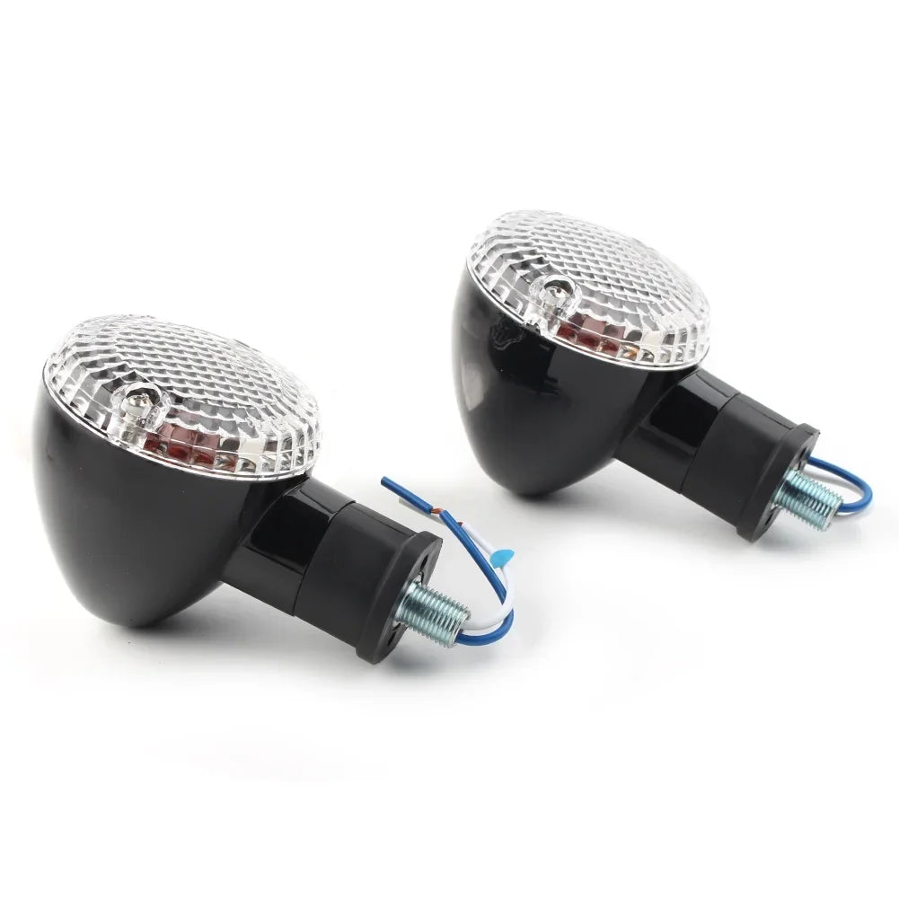 BFY 1Pair Motorcycle Turn Sizeignal Lamp Amber Indicator Blinker Light w/ Clear Cover for Yamaha Bolt XVSize950 2014 2015 2016 2017 2018