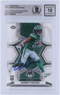 Garrett Wilson New York Jets Autographed 2022 Panini Mosaic NFL Debut #276 Beckett Fanatics Witnessed Authenticated 10 Rookie Card - Fanatics Authentic Certified