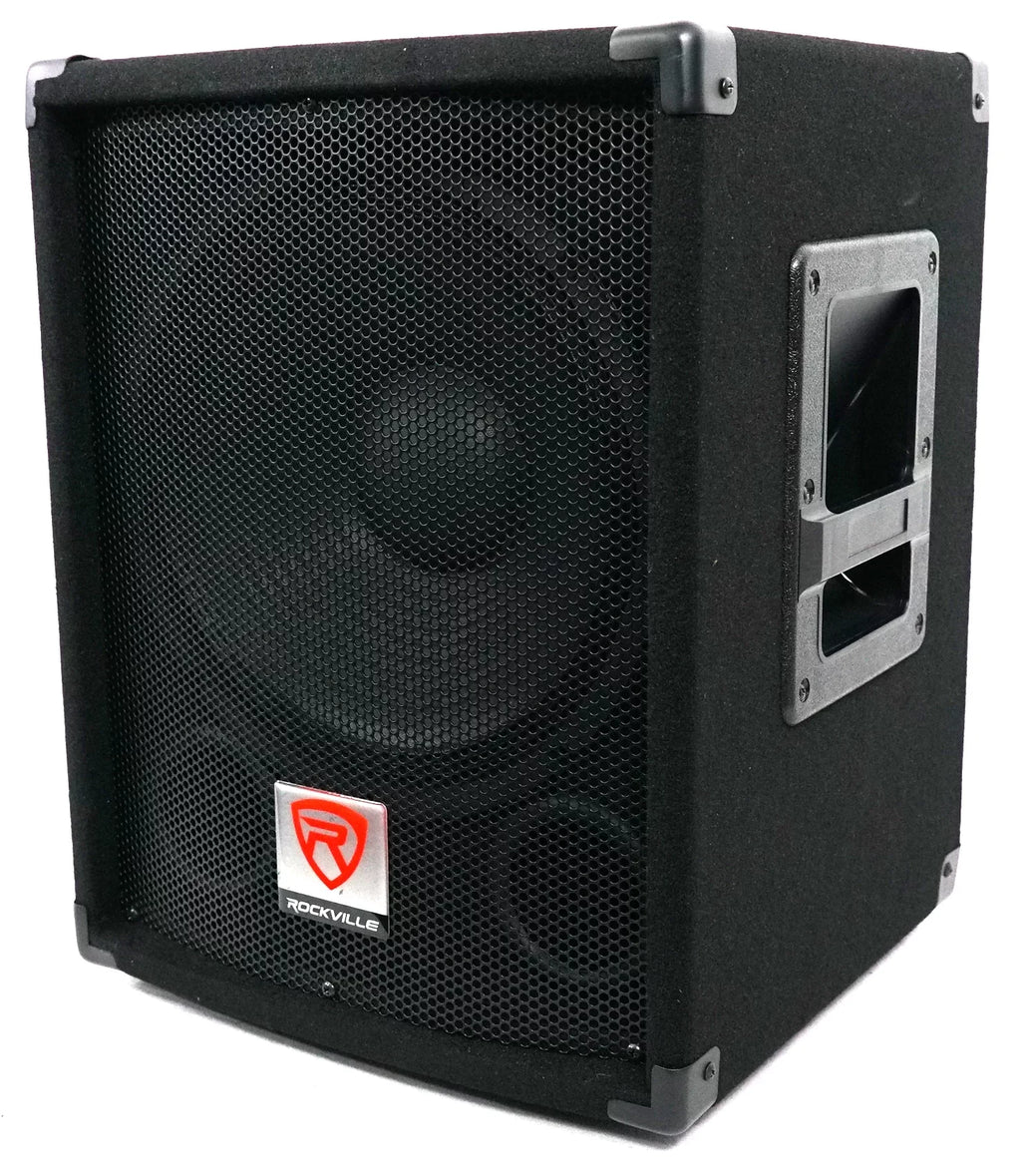 Rockville SizeBG1128 12" 600 Watt Passive Pro DJ Sizeubwoofer, MDF Cabinet/Pole Mount