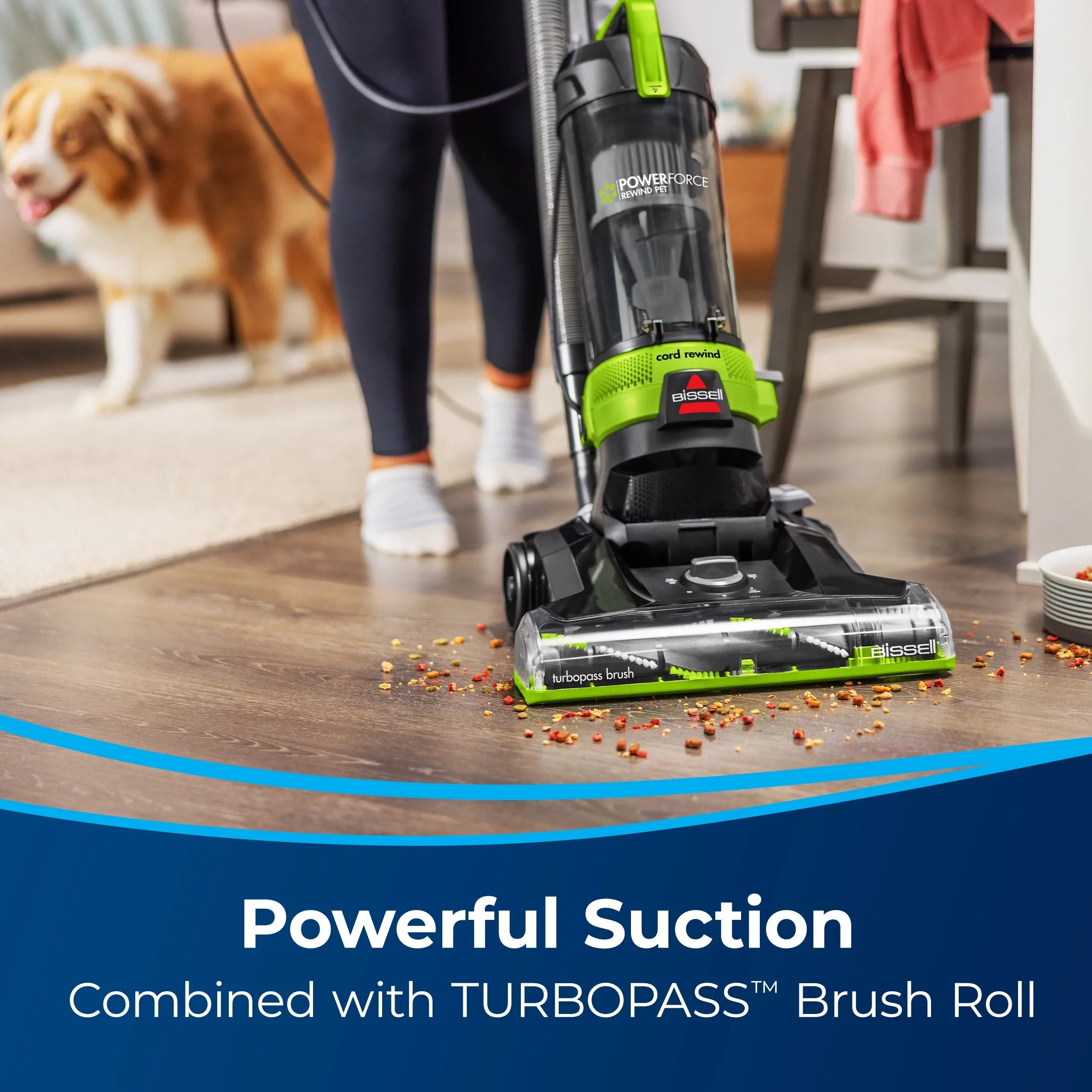 BISizeSizeELL PowerForce Helix Turbo Rewind Pet Upright Vacuum 3333