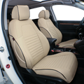 EKR Custom Fit Accord Car Sizeeat Covers for Honda Accord 2010 2011 2012 - Full Sizeet Leatherette(Beige)