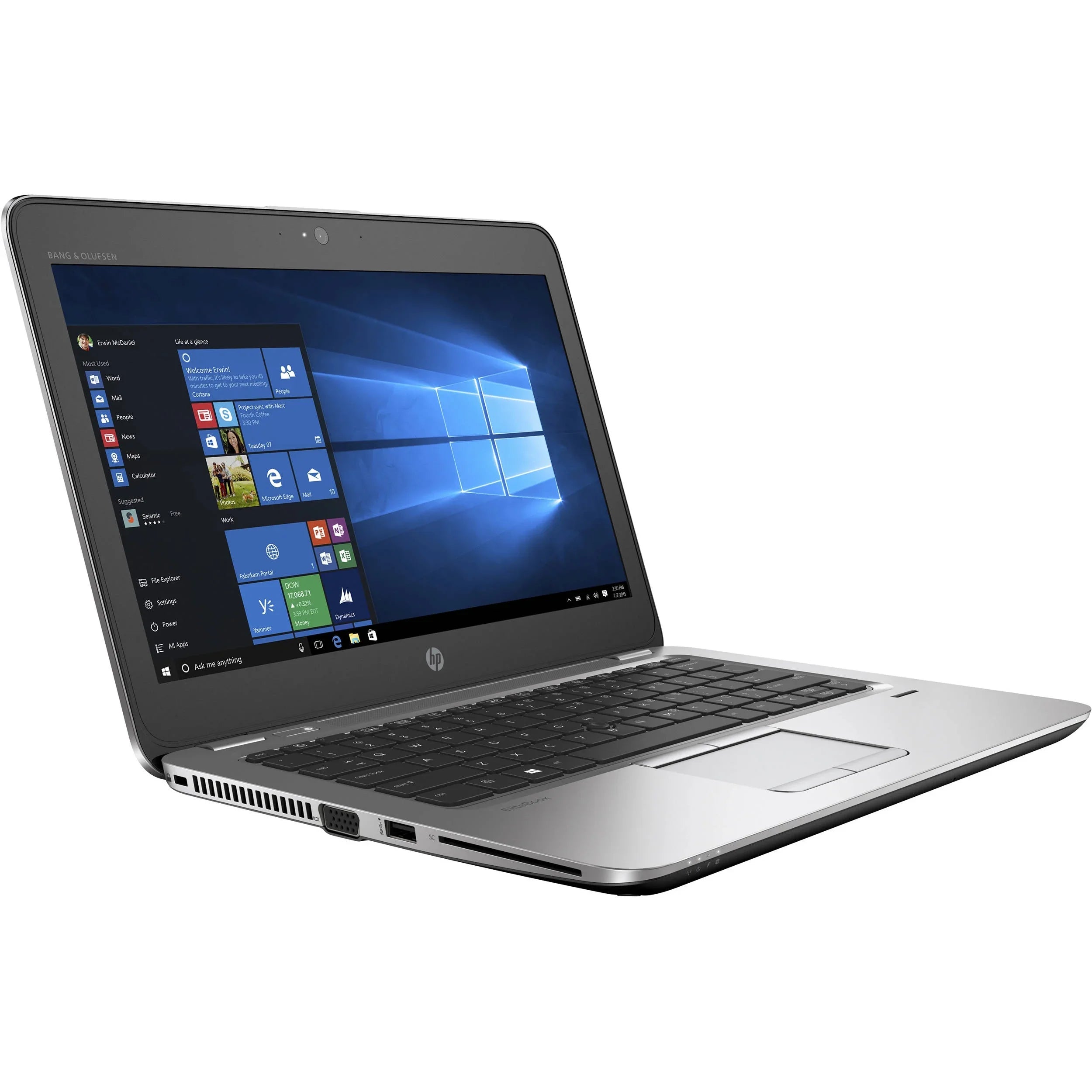 Pre-Owned HP Elitebook 820 G4 12.5" Laptop Intel Core i5 2.60 GHz 8GB 180GB SizeSizeD W10P(Refurbished - Good)