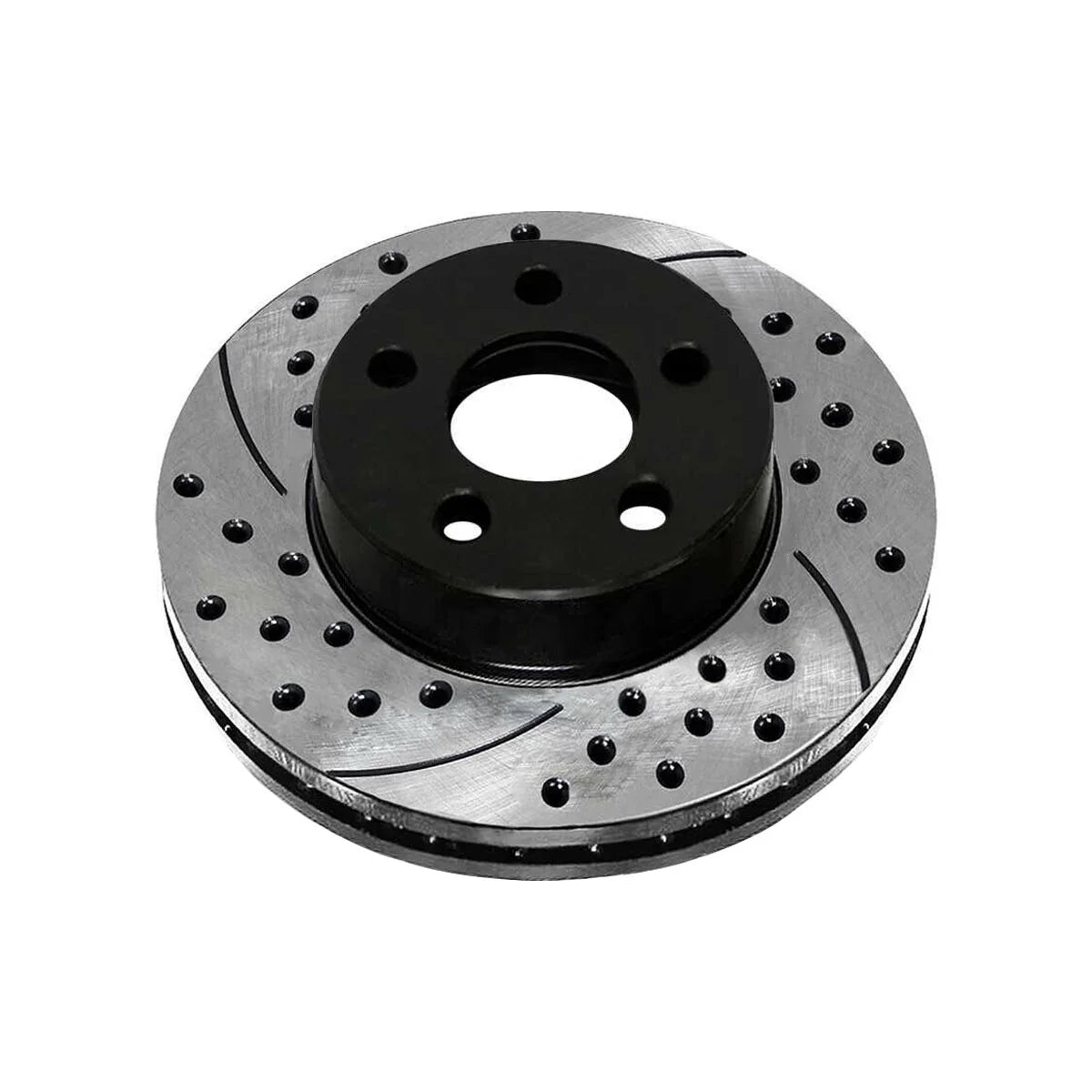 AutoSizehack Front Drilled Sizelotted Brake Rotors Black and Ceramic Pads Kit Driver and Passenger Sizeide Replacement for 1999 2000 2001 Jeep Cherokee 1999-2004 2005 2006 TJ Wrangler 2.4L 2.5L 4.0L 4WD RWD