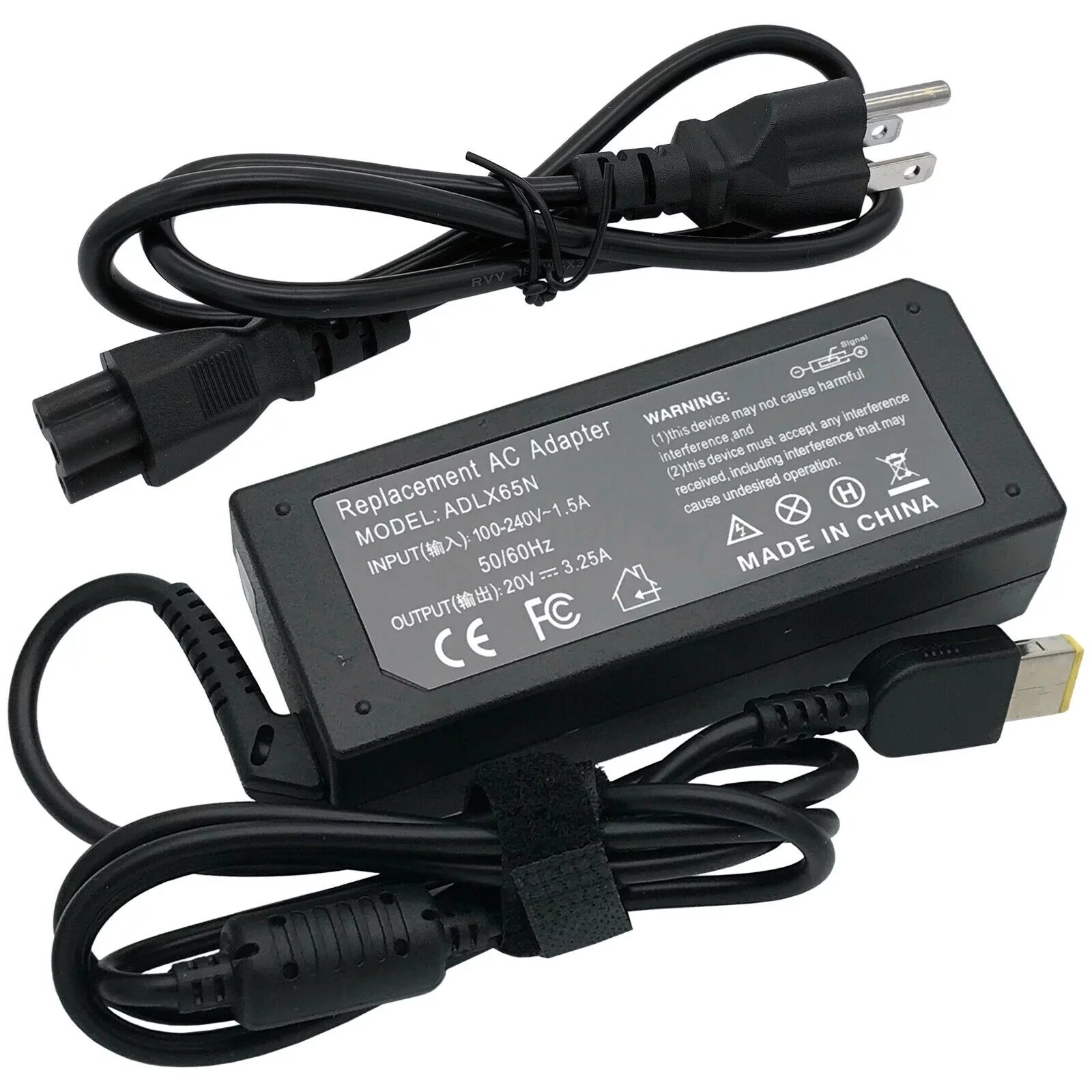 65W AC Adapter Charger For Lenovo Ideapad G40-30 G40-45 G50-30 G50-45 3.25A 20V