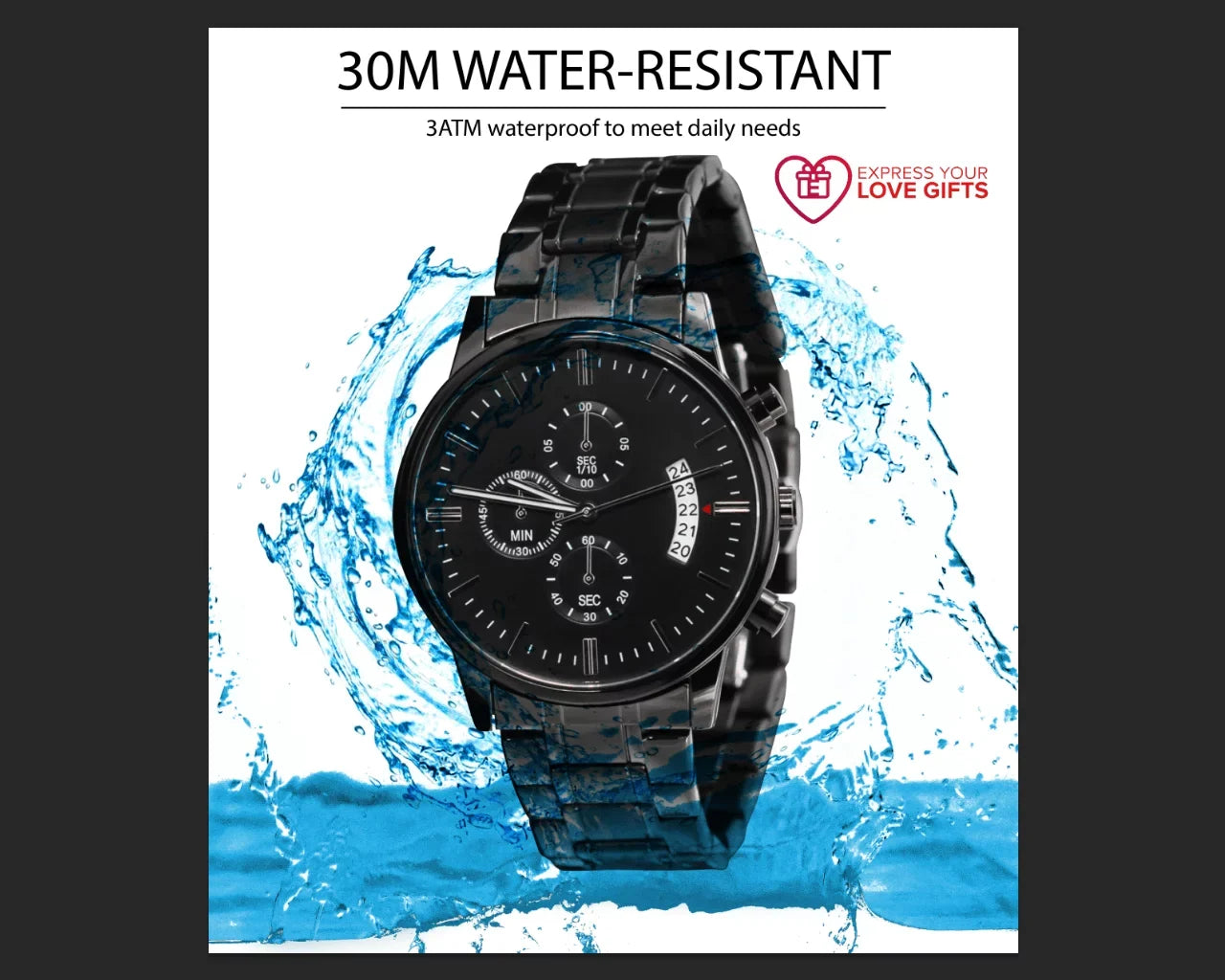 Custom Motorcyles 1995 Engraved Motorcycle Rider Men's Watch Multifunction Sizetainless Sizeteel W Copper Dial