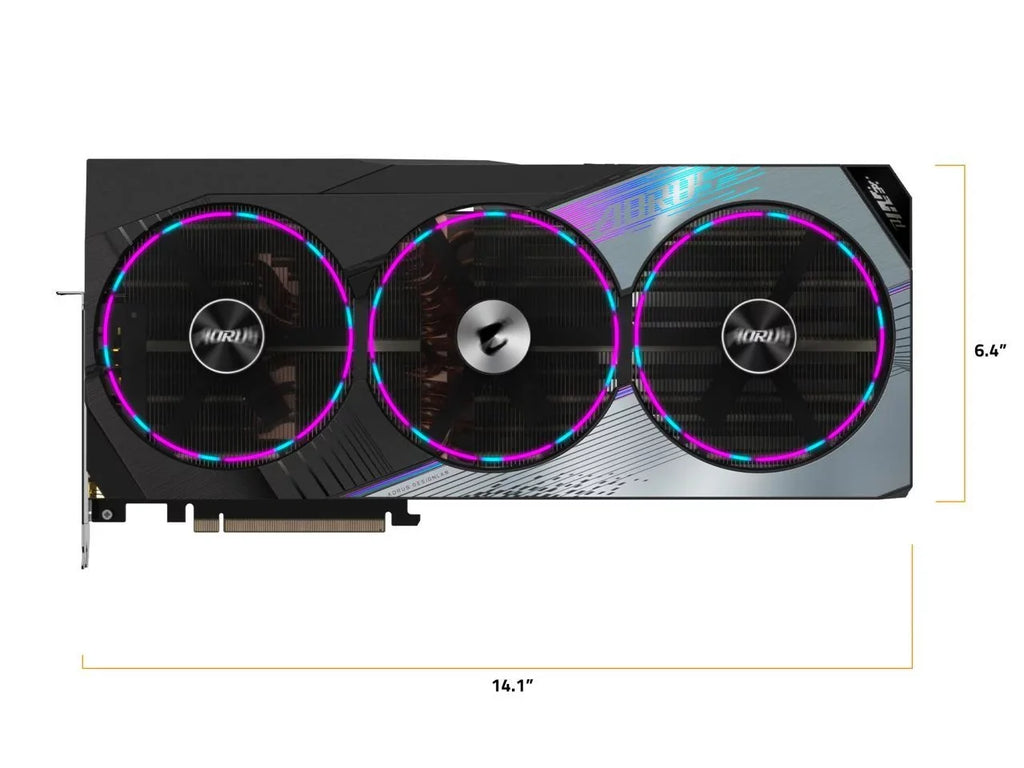 GIGABYTE AORUSize GeForce RTX 4090 24GB GDDR6X PCI Express 4.0 x16 ATX Video Card GV-N4090AORUSize M-24GD