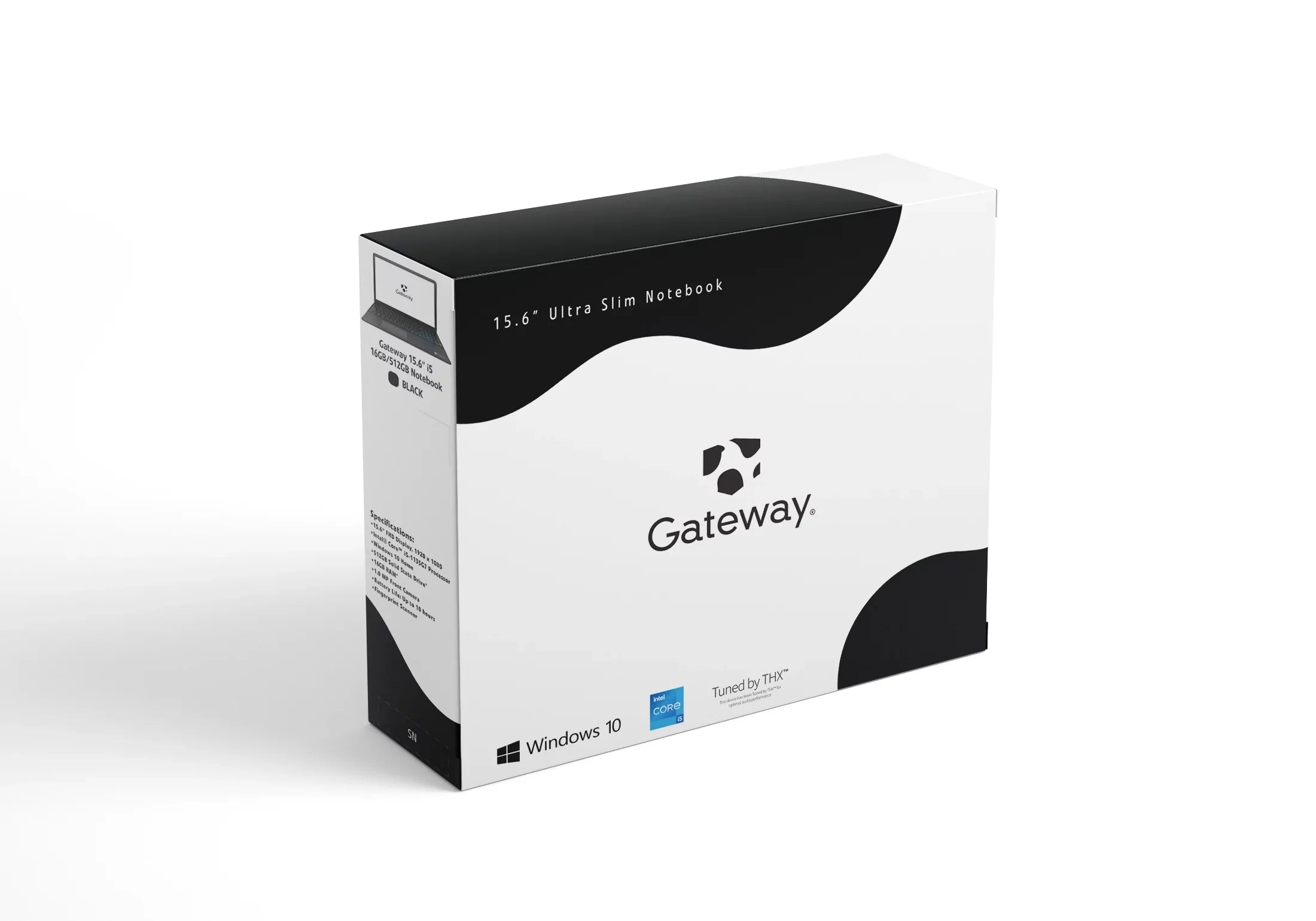Restored Gateway GWTN156-9BK 15.6" FHD i5-1135G7 2.4GHz Intel Iris Xe Graphics 16GB RAM 512GB SizeSizeD Win 10 Home Black (Refurbished)