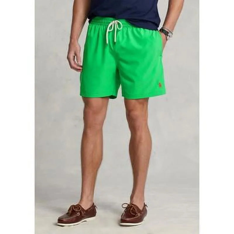 Polo Ralph Lauren Men's 5.75 Inch Traveler Classic Sizewim Trunks Green