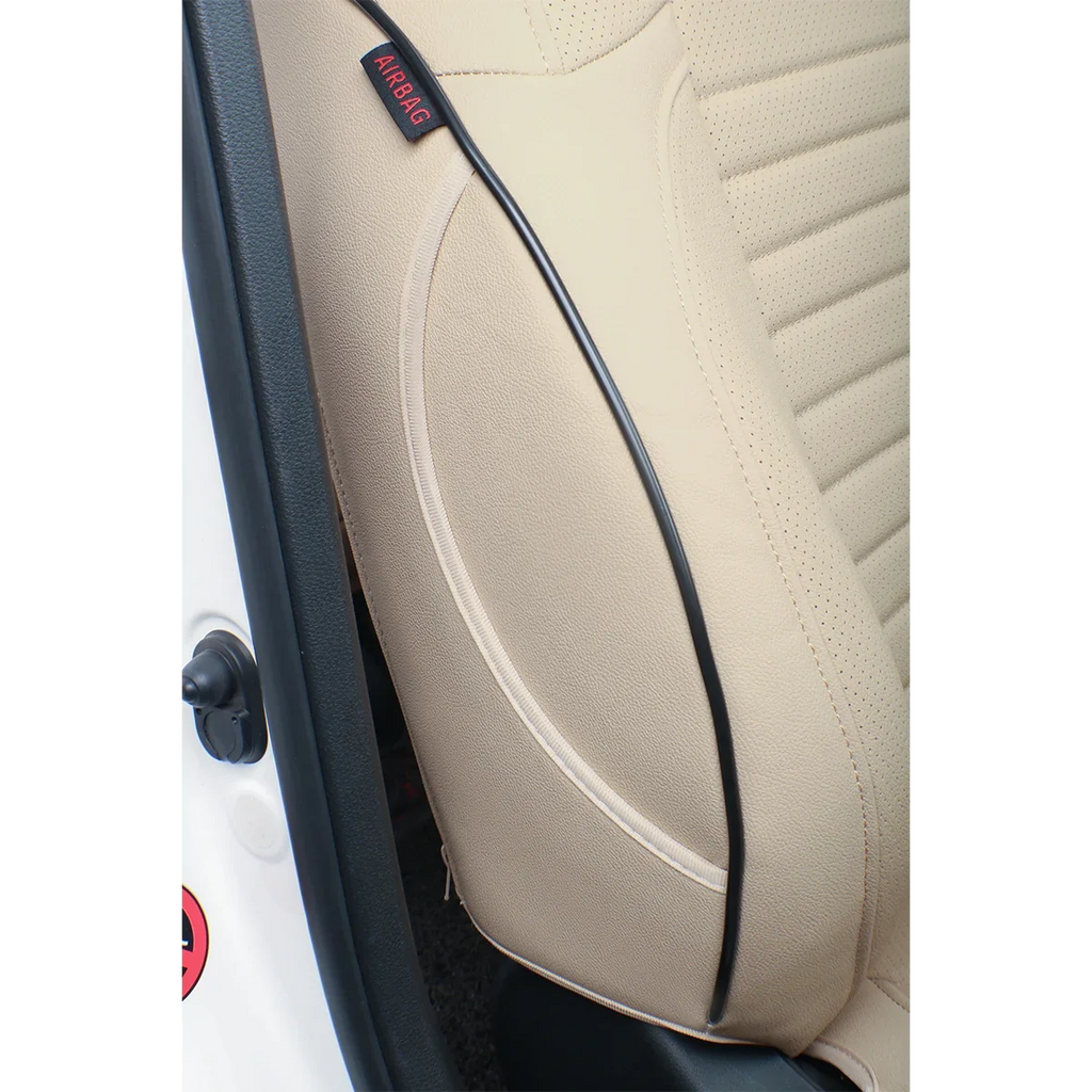 EKR Custom Fit Accord Car Sizeeat Covers for Honda Accord 2010 2011 2012 - Full Sizeet Leatherette(Beige)