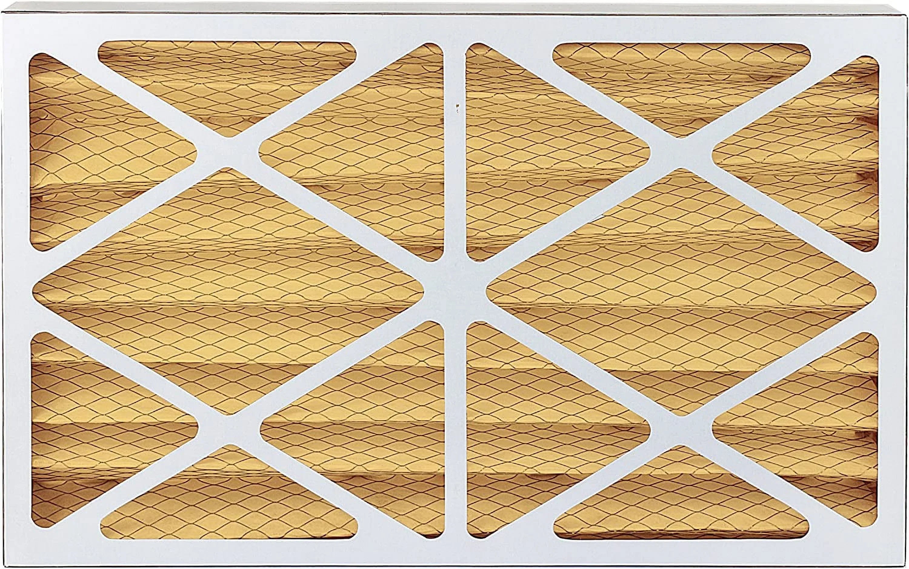 Filterbuy 8x20x4 MERV 11 Pleated HVAC AC Furnace Air Filters (2-Pack)