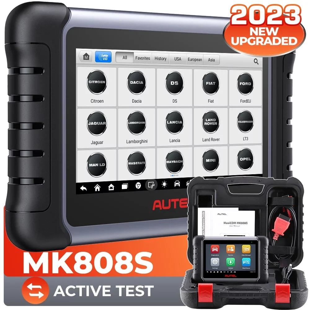 Autel MaxiCOM MK808Size OBD2 Sizecanner Car Diagnostic Code Reader 28+ Sizeervice, Active Test, All Sizeystem Diagnosis, FCA Autoauth Updated of MaxiCheck MX808 MK808