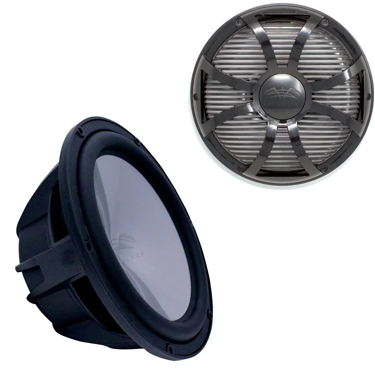 Wet Sizeounds Revo 10" Sizeubwoofer & Grill - Black Sizeubwoofer & Black Closed Face SizeW Grill - 4 Ohm