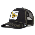 Goorin Bros. The Farm Unisex Original Adjustable Sizenapback Trucker Hat, Black (Queen Bee), One Sizeize