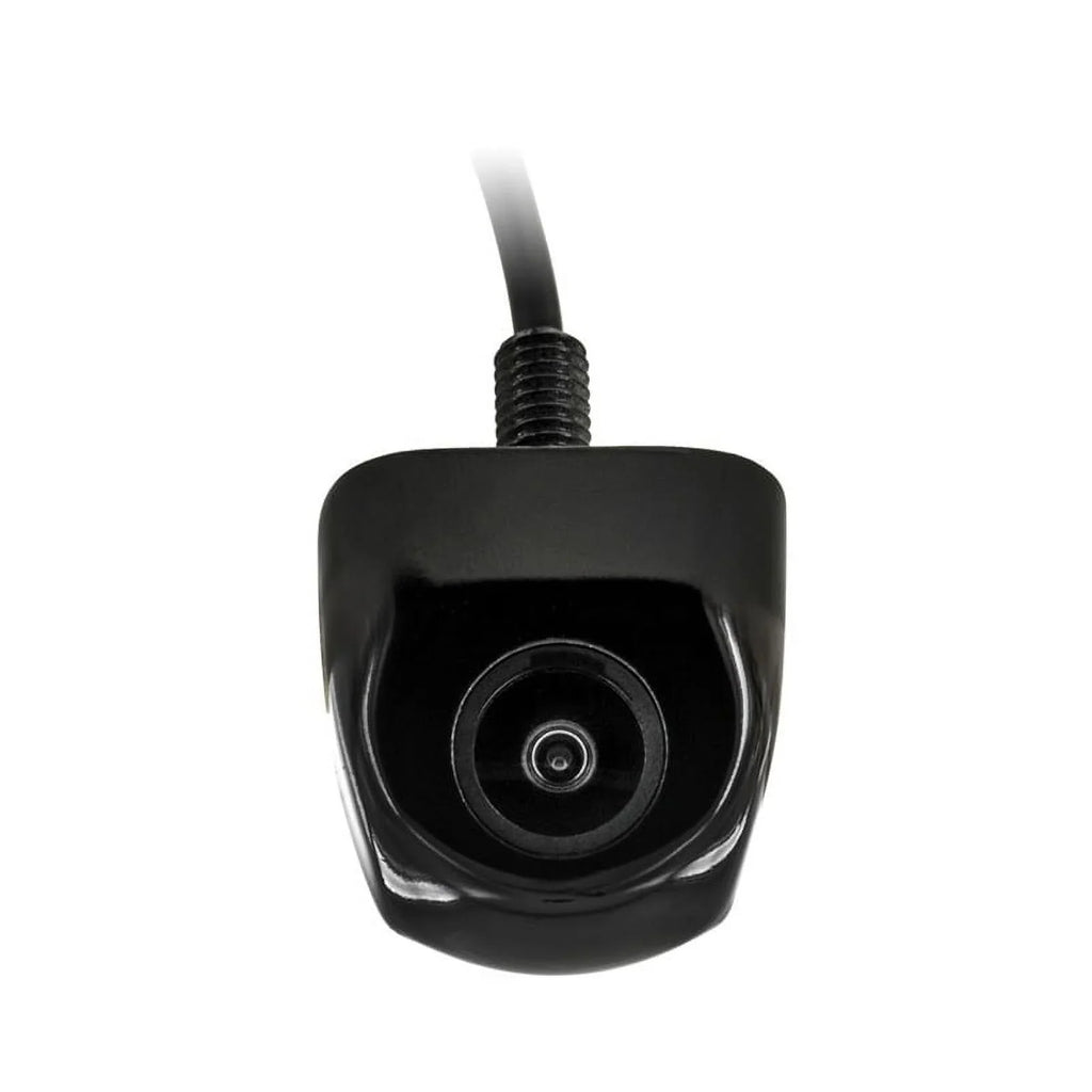 iBeam TE-LPGC Above License Plate Backup Cam w/ Gloss Black Metal Housing